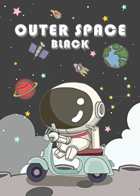 浩瀚宇宙/可愛寶貝太空人/摩托車/黑色星空