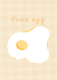 Fried egg in the morning