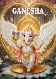 Ganesha rich in money and gold