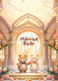 cute bear: wedding party in church 2