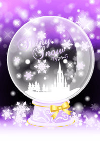 シャイニースノー☆☆Type-G 紫+雪