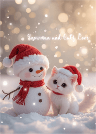 Snowman and Cat