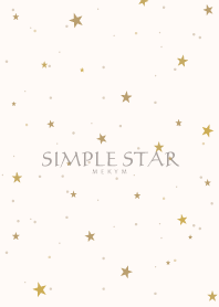SIMPLE STAR -NATURAL YELLOW-
