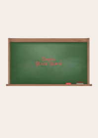 Black Board Simple 77