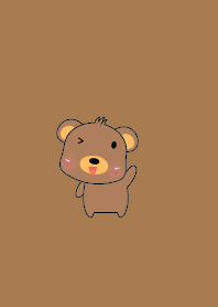 Simple cute bear theme v.11