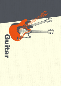 E.Guitar Line  Flame orange