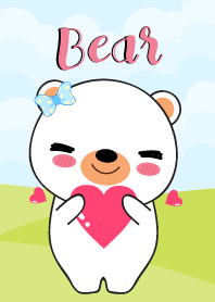 น้องหมีขาวน่ารักจัง