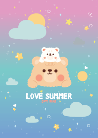 Teddy Bear Love Summer Kawaii