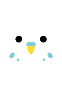 FACE (blue budgie.)