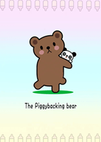 The piggybacking bear.