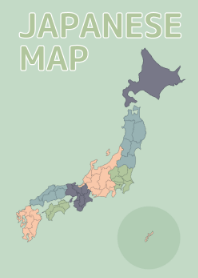 実用★日本地図[大人カラーB]