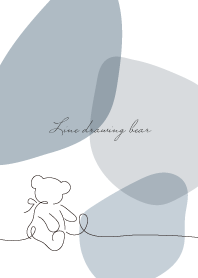 Line drawing bear_04