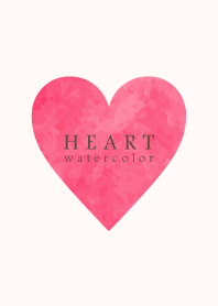 HEART 4 -watercolor- #水彩タッチ