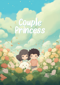 sweetie couple in lovely garden 2