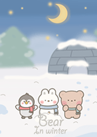 Bear in winter
