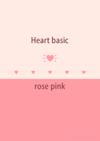 Heart basic rose pink