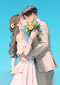 絕美情人節-天空的戀人1.2 水藍色
