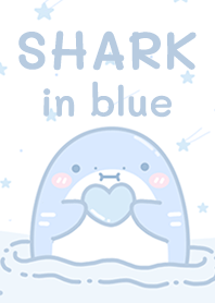 Happy Shark in blue!