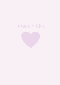 sweet life heart:)purple