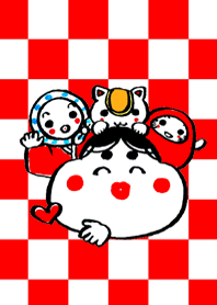 Japanese lucky charm "OKAME-san"