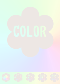 beige color rainbow  C21