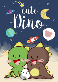 Cute Dino.(Blue Galaxy Ver.)