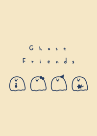 Yuru Ghost | navy beige.