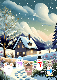 Kawaii scandinavian style(Winter-969)