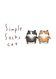 Simple cat socks.