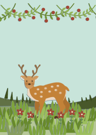 Nordic forest / deer2