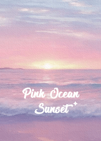 อาทิตย์ตกเหนือมหาสมุทรสีชมพู