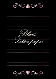 Black Letter paper *GLOSSYPINK 5*
