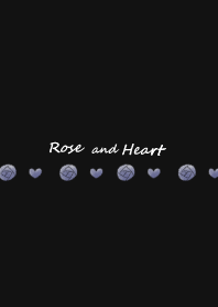 Rose and Heart* -purple-