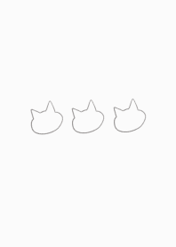 シンプルなねこ（手書き）