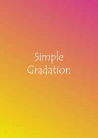 Simple Gradation -PINK+YELLOW-