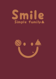 Smile & suika Burgundy