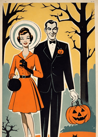 Ukiyo-e - Halloween cat 99F74e