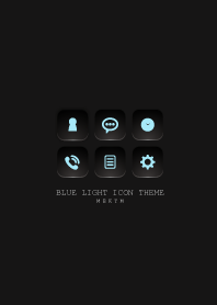 BLACK-BLUE LIGHT ICON THEME SWITCH 9