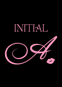 Initial A - Pink -