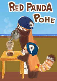 Pohe the Red Panda: Coffee Time