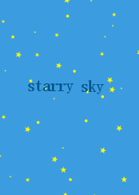 starry sky_blueyellow