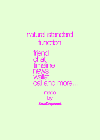 natural standard function -P/G-