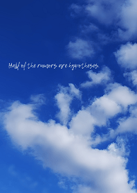 Half of the rumors are hypotheses.