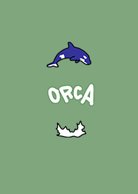 Killer Whales and Splashing khaki.