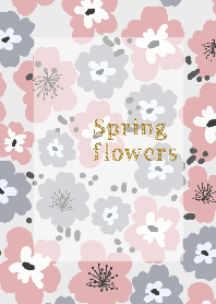 Spring flowers♡くすみピンク