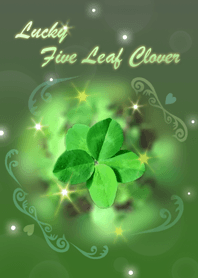 Lucky Five Leaf Clover