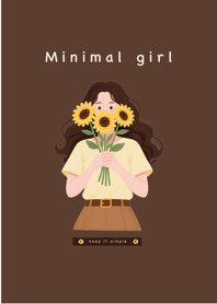 Minimal Mood Girl-brown