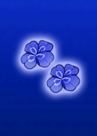 Super Lucky Clover Blue Purple