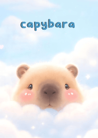Kawaii capybara  In Sky