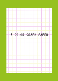 2 COLOR GRAPH PAPERj-PINK&YEL-LEAF GREEN